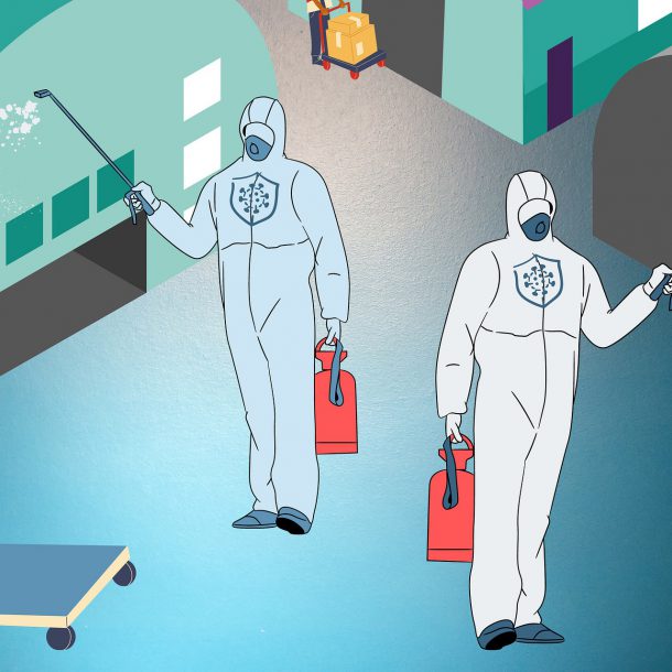 Dezynfekcja hal produkcyjnych